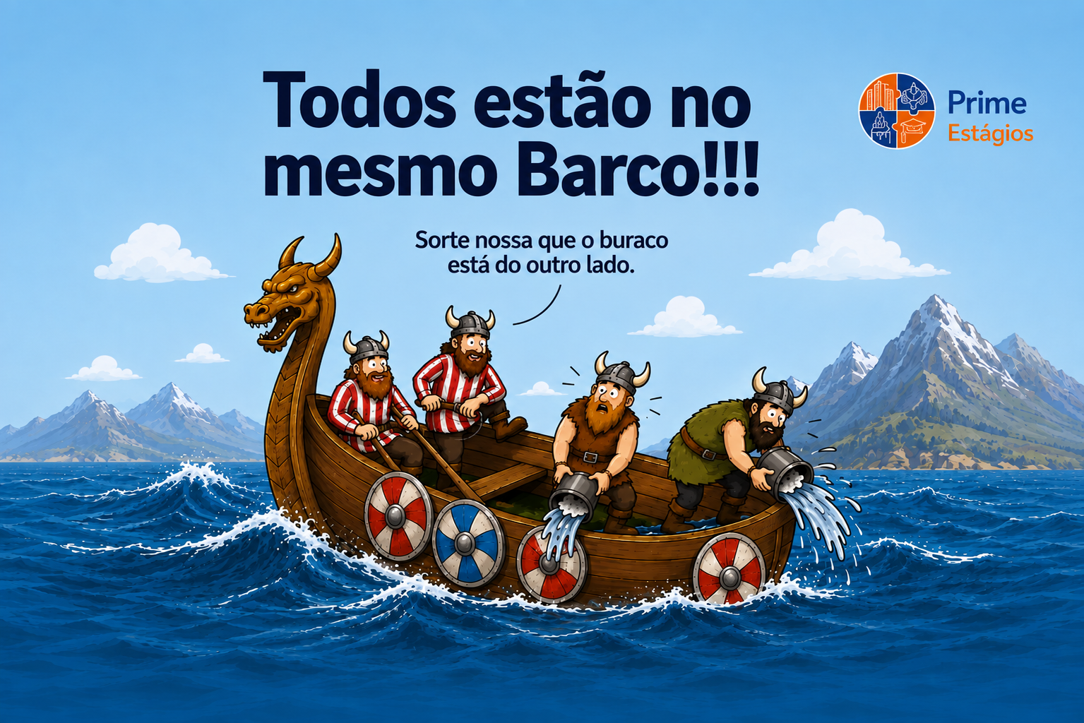 Todos estão no mesmo barco. Mas estão remando na mesma direção?